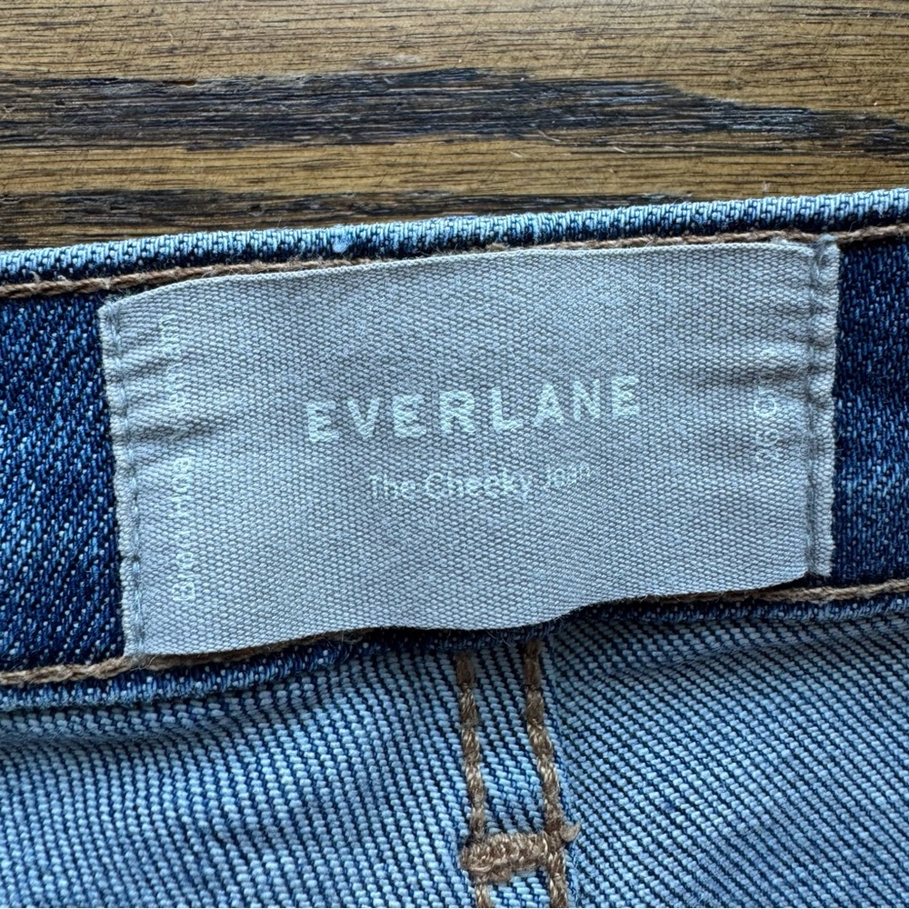 Everlane The Cheeky Jean Straight Leg High Waist Blue Denim 26 - Picture 2 of 11